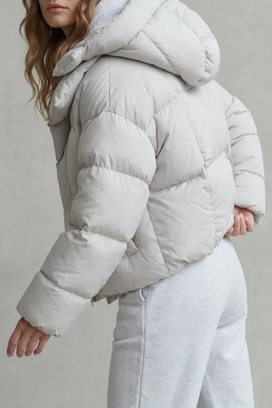 Elvéra – Cloud padded – Cropped puffer jacket — variant_front