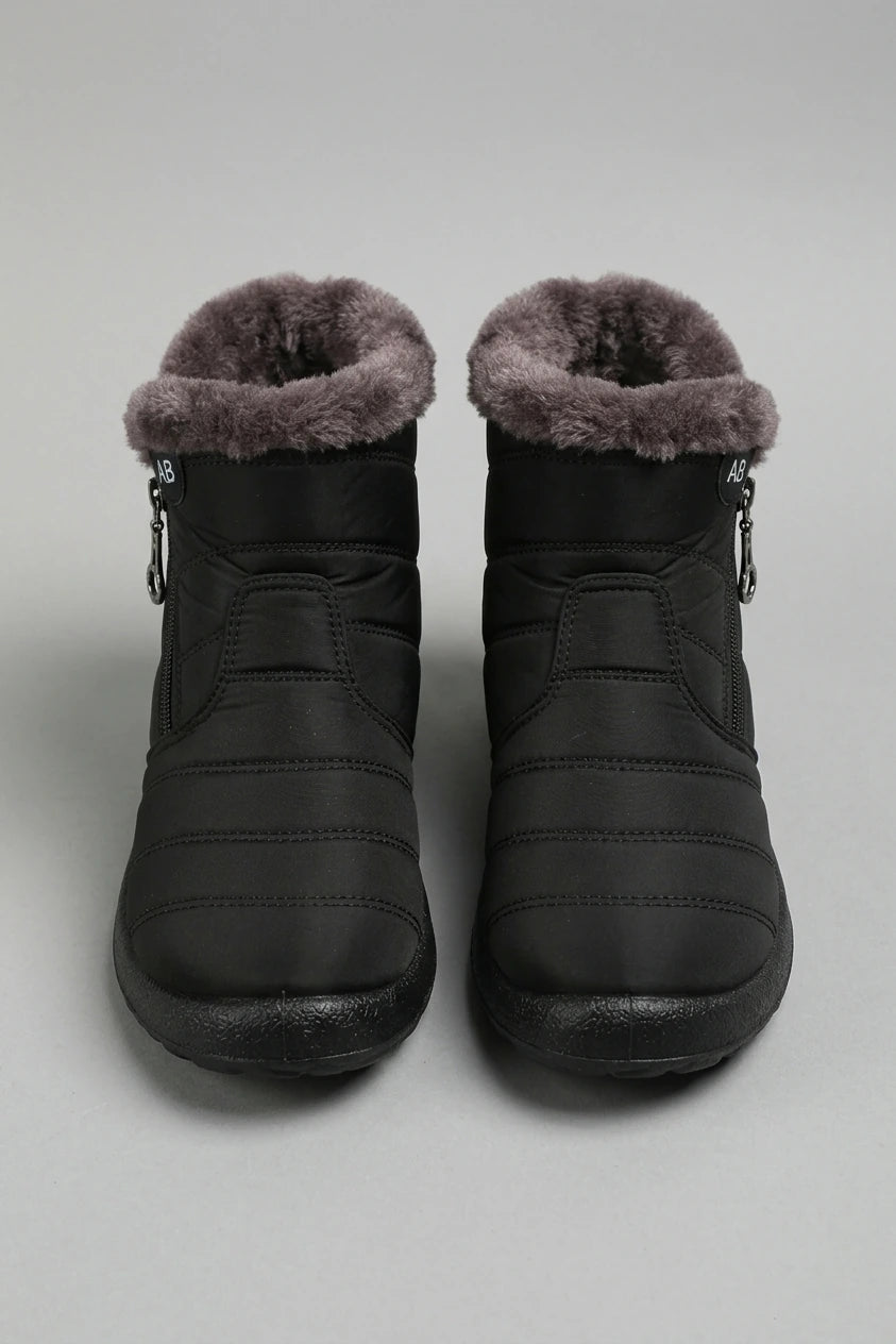 Women's Padded Cotton Winter Boots – Bramvienne — variant_front