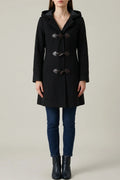 Button-Up Wool-Blend Coat