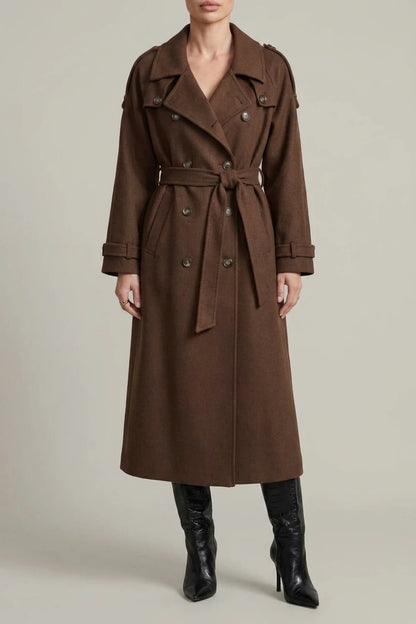 Maubéry – Oversized structure – Wool trench coat — variant_front
