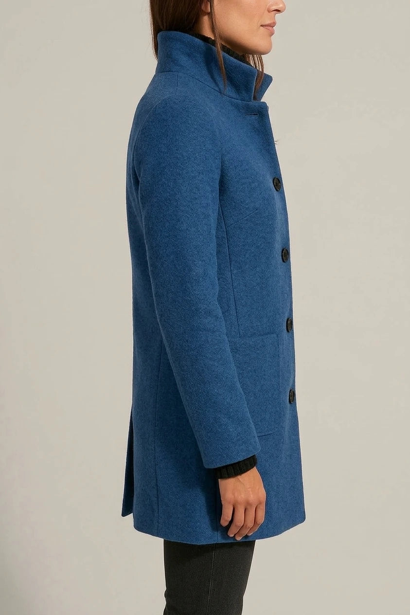 Modern women's wool coat – Isabella — variant_front