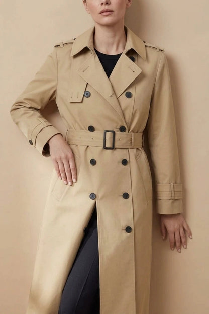 Sorellia – Classic cut – Double-breasted trench coat — variant_front