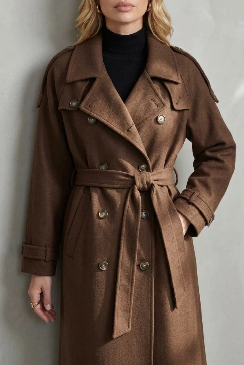 Maubéry – Oversized structure – Wool trench coat — variant_front