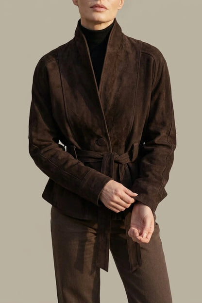 Alette – Cropped Double-Breasted Wool Jacket – French Elegance — variant_front