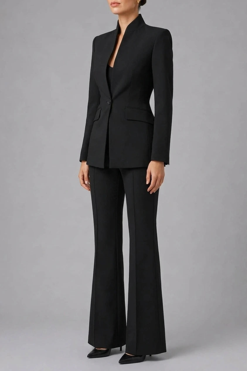 Women’s Tailored Blazer & Trouser Suit Set – Smart Formal Co-Ord — variant_front
