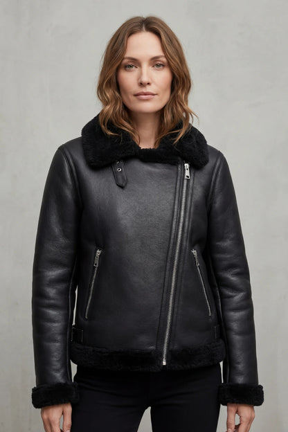 Noirellé – Asymmetric zip – Shearling biker jacket — gallery_02.webp