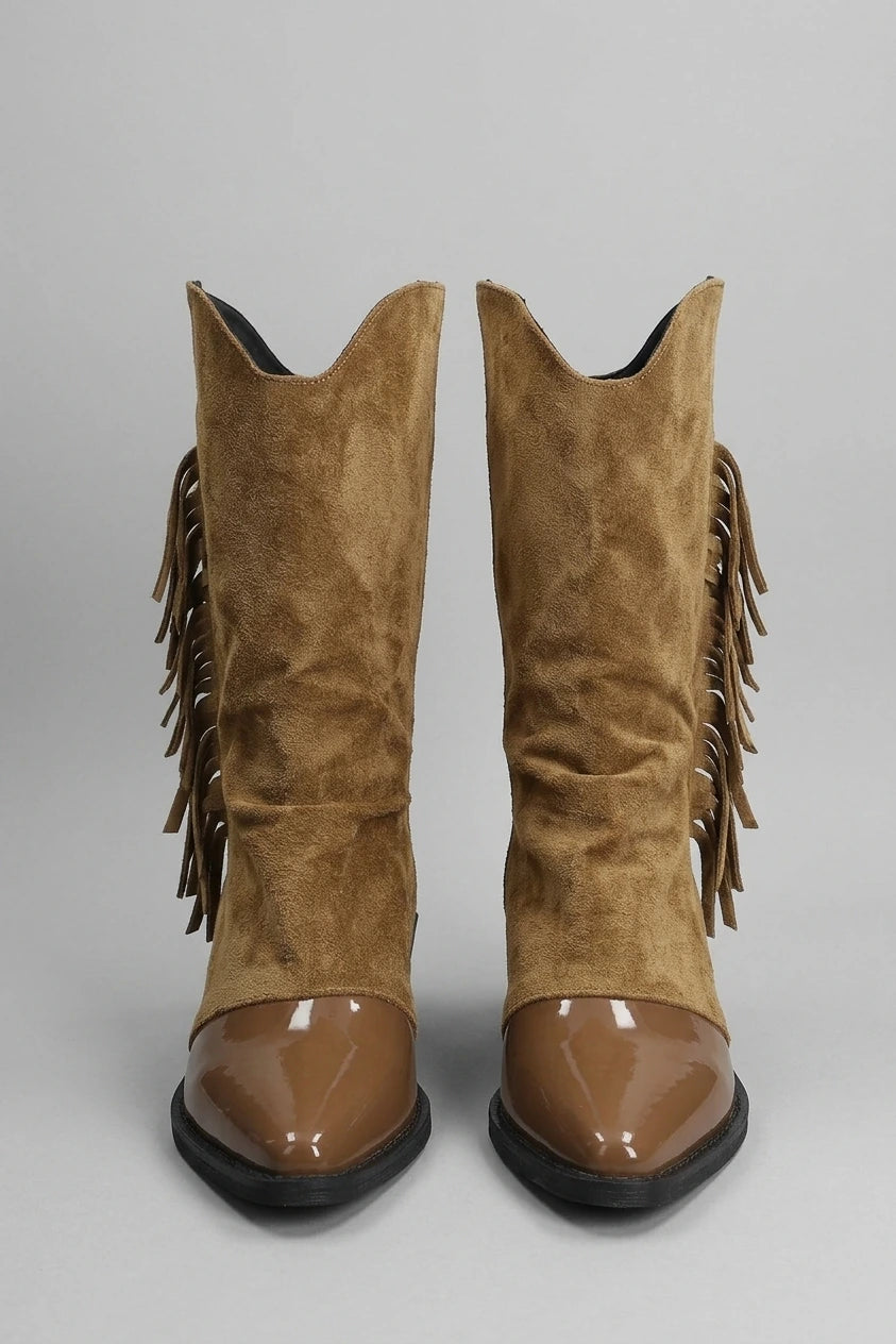 Women's Tassel Western Cowboy Boots – Winifred — variant_front