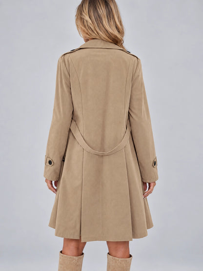 Women’s Double-Breasted Trench Coat – Belted Tailored Midi Jacket — gallery_02.webp