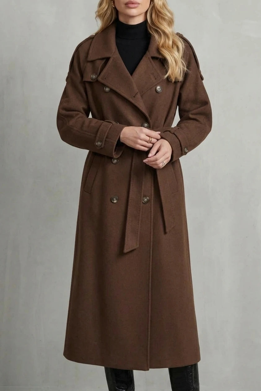 Maubéry – Oversized structure – Wool trench coat — variant_front
