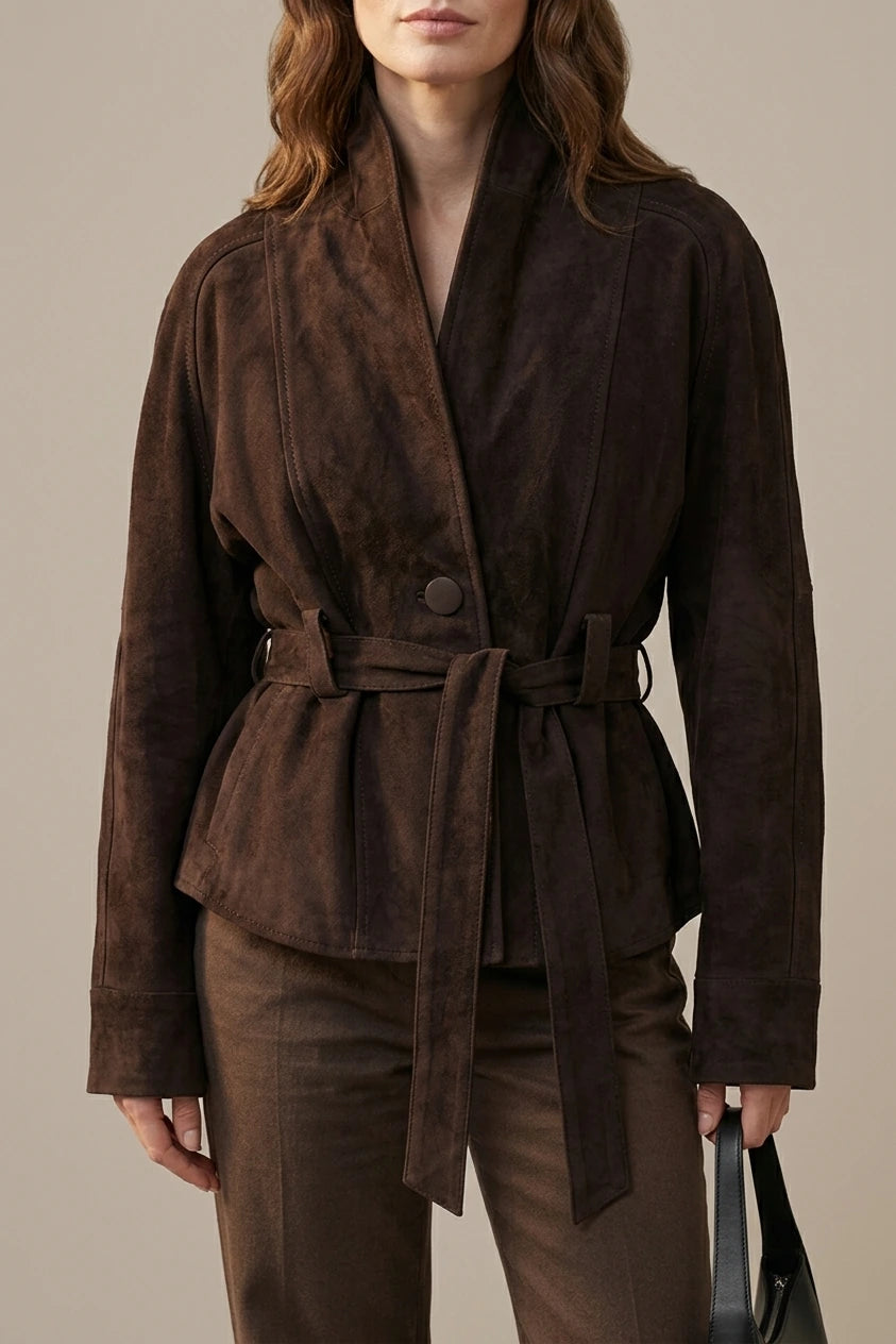 Alette – Cropped Double-Breasted Wool Jacket – French Elegance — variant_front