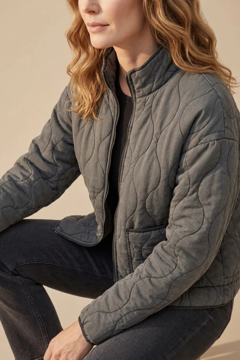 Cavelline – Quilted silhouette – Puffer jacket — variant_front