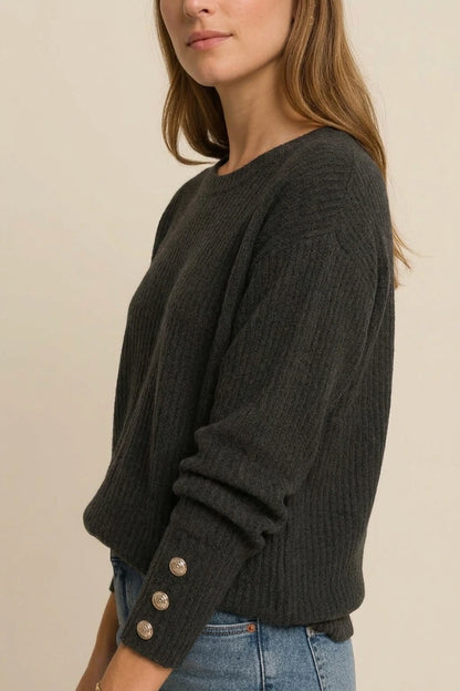 Relaxed-Fit Knit Sweater - Charlotta — variant_front