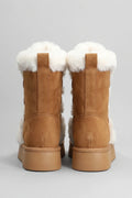 Retro Mid-Calf Snow Boots Faux-Fur Lined Platform Lace-Up