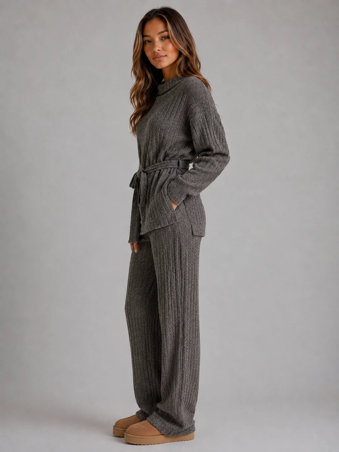 Women’s Knitted Two-Piece Set – Roll Neck Jumper & Wide Leg Trousers Outfit — gallery_03.webp