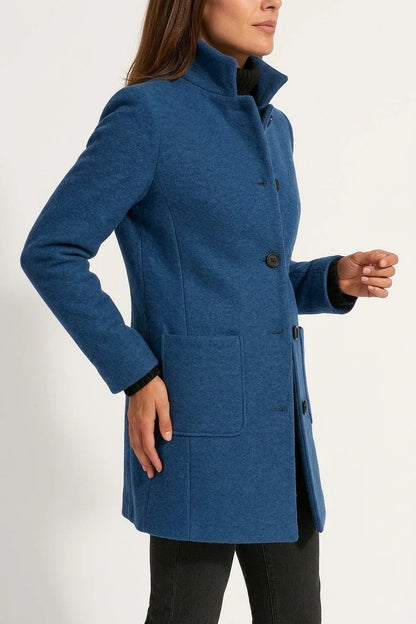 Modern women's wool coat – Isabella — variant_front