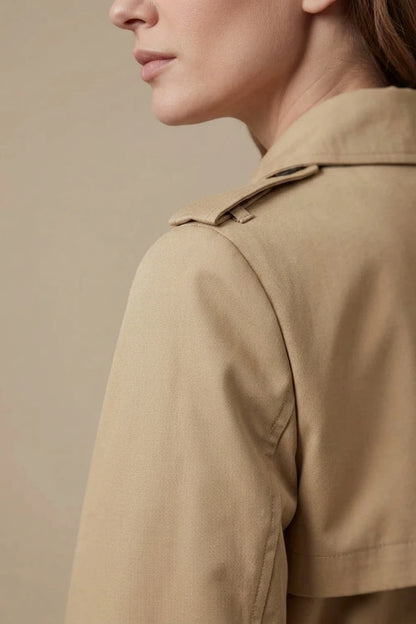 Sorellia – Classic cut – Double-breasted trench coat — variant_front