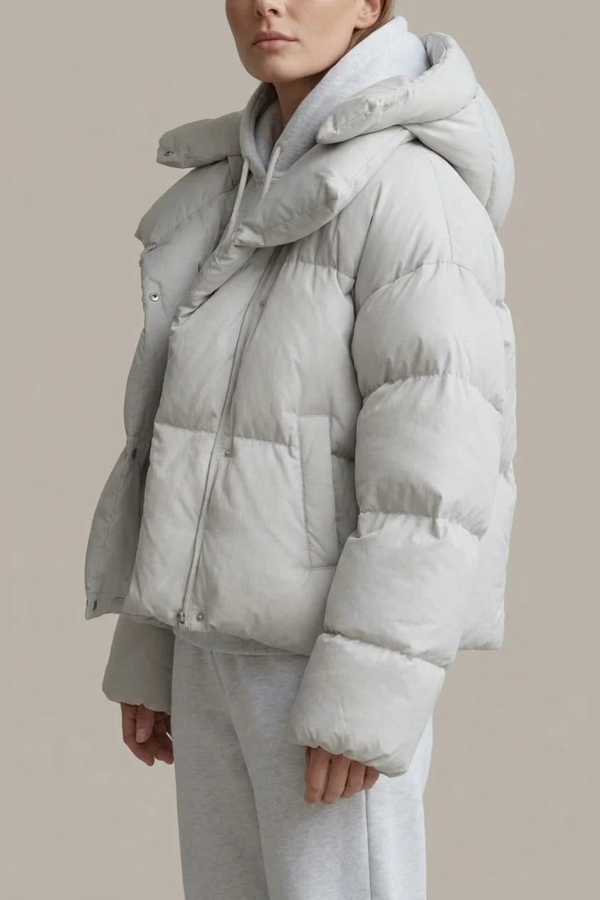 Elvéra – Cloud padded – Cropped puffer jacket — variant_front