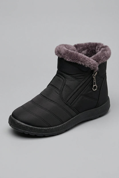 Women's Padded Cotton Winter Boots – Bramvienne — variant_front