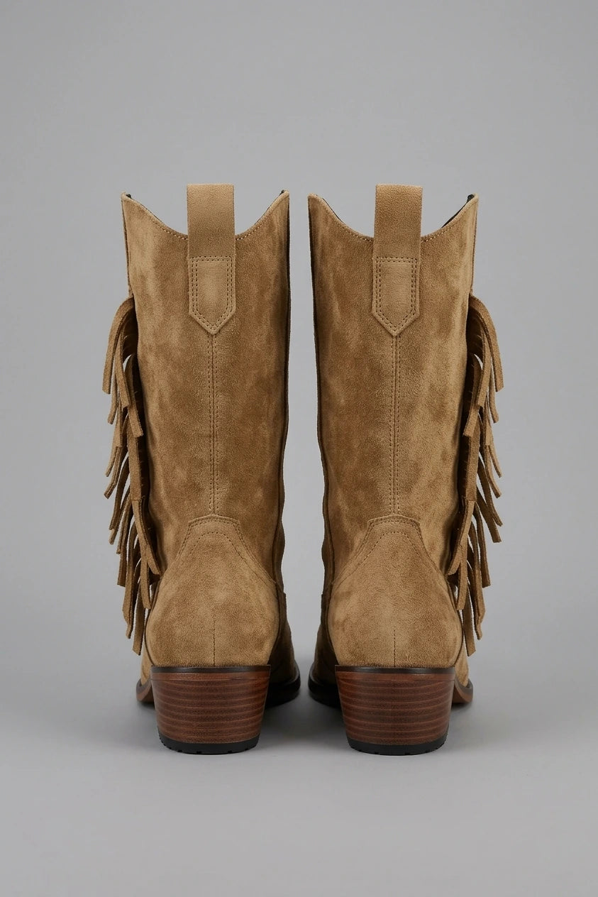 Women's Tassel Western Cowboy Boots – Winifred — variant_front