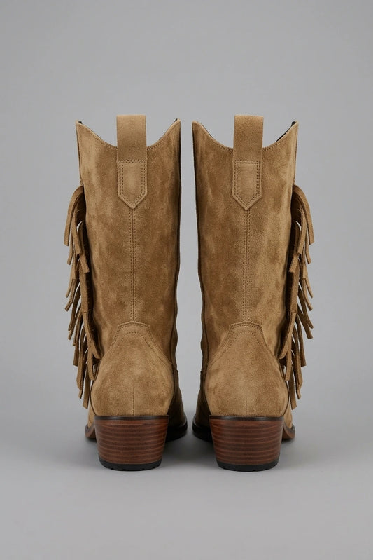 Women's Tassel Western Cowboy Boots – Winifred — variant_front