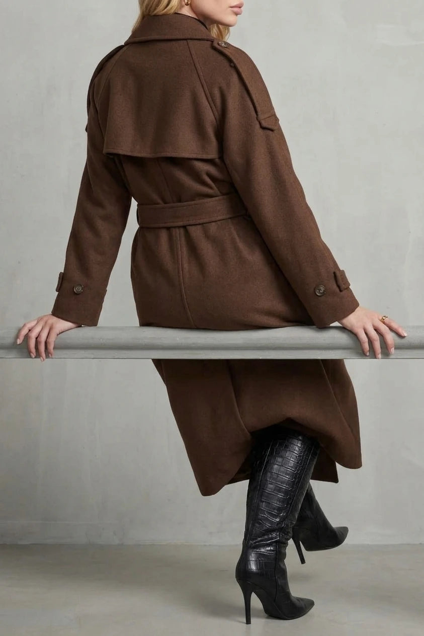 Maubéry – Oversized structure – Wool trench coat — variant_front