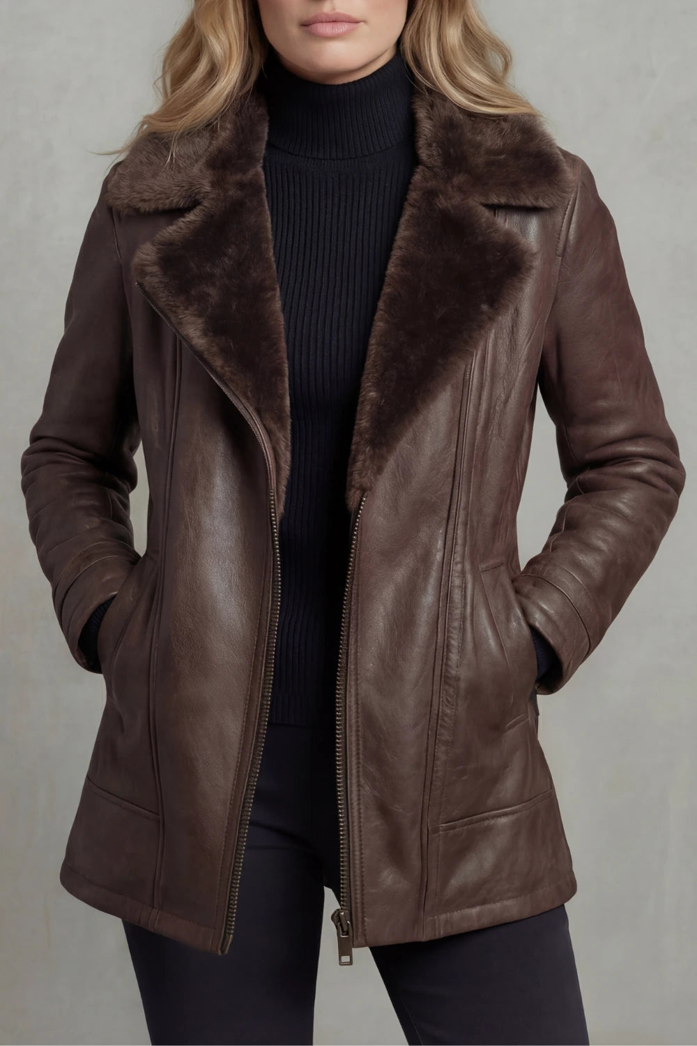 Ravella – Shearling-lined elegance – Leather jacket — gallery_01.webp