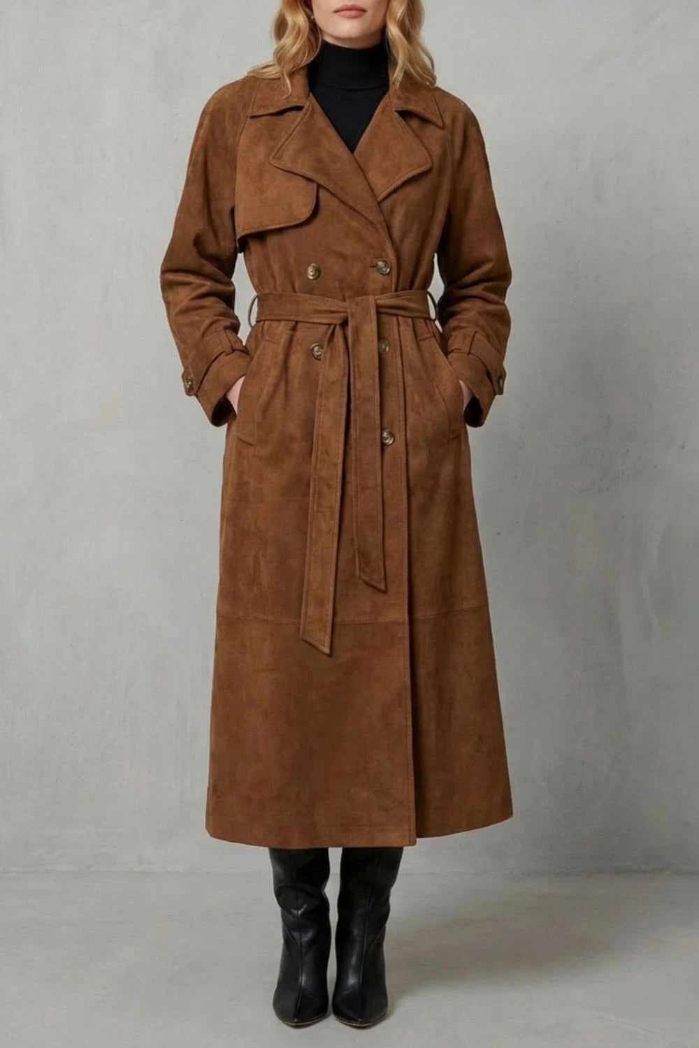 Velloré – Suede elegance – Trench coat — gallery_01.webp