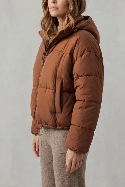 Savillonne – Quilted comfort – Cropped puffer jacket — variant_front