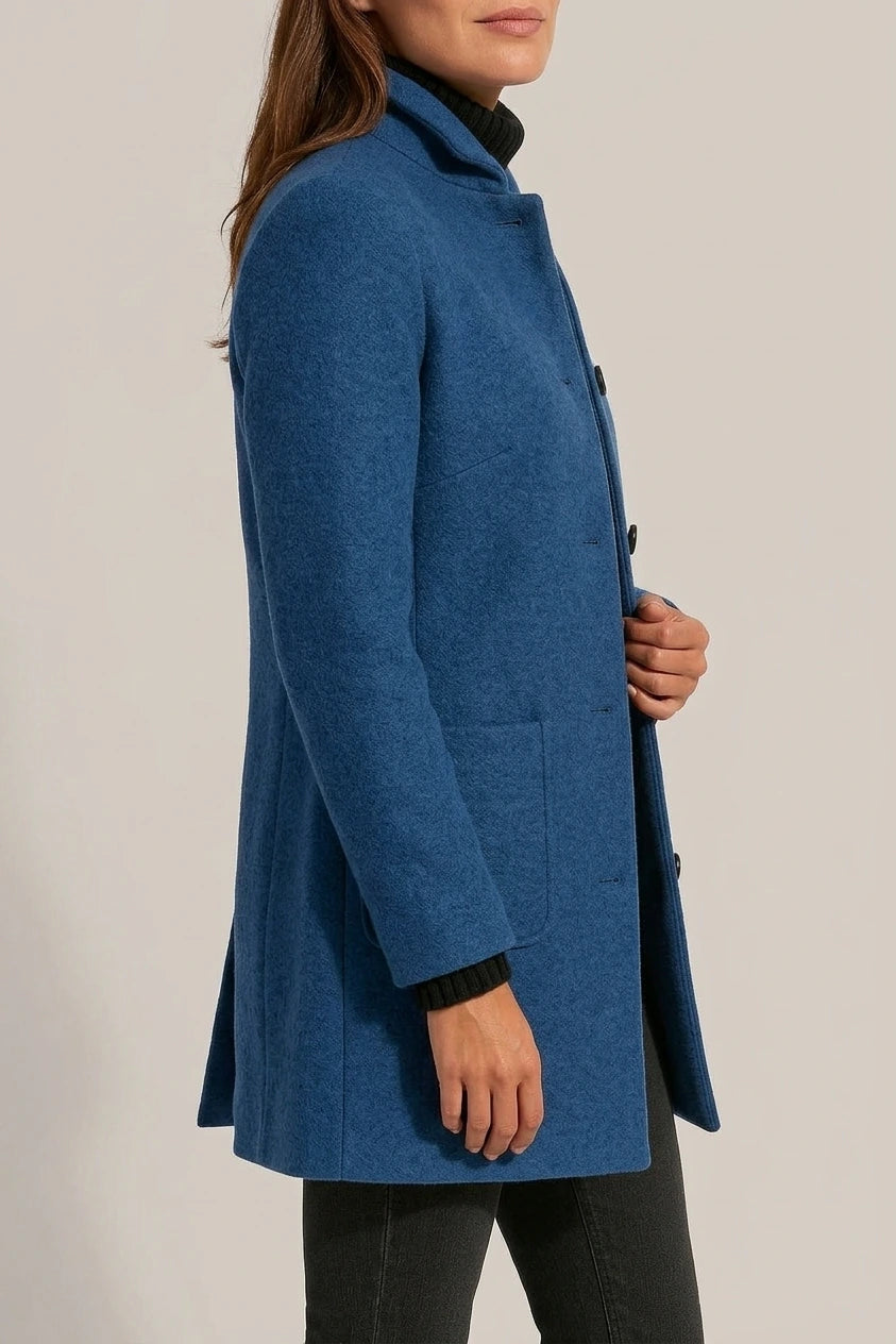 Modern women's wool coat – Isabella — variant_front