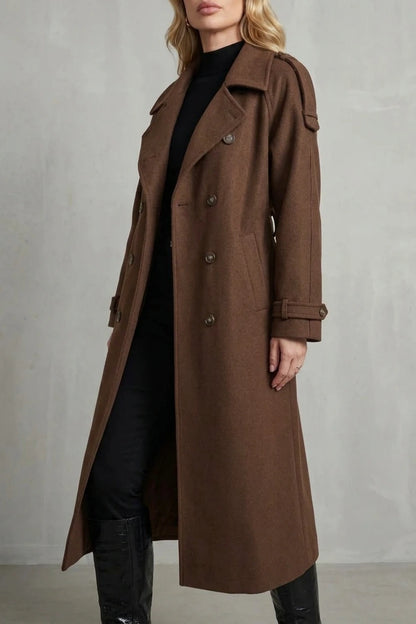 Maubéry – Oversized structure – Wool trench coat — variant_front