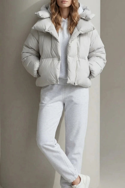 Elvéra – Cloud padded – Cropped puffer jacket — variant_front