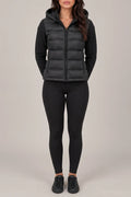 Women's Hooded Puffer Jacket Quilted Zip-Up Coat, Lightweight