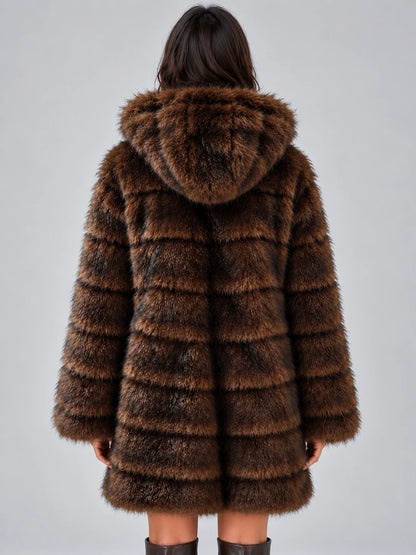 Women’s Hooded Faux Fur Coat – Plush Panelled Winter Jacket — gallery_02.webp