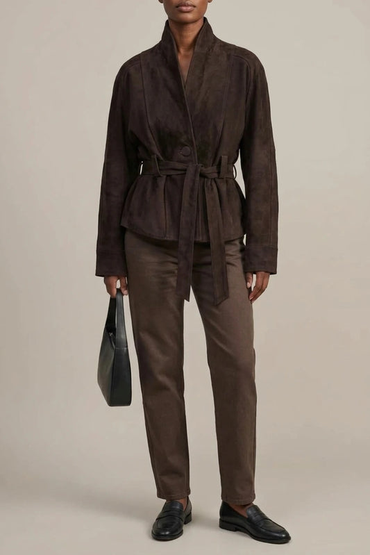 Alette – Cropped Double-Breasted Wool Jacket – French Elegance — variant_front