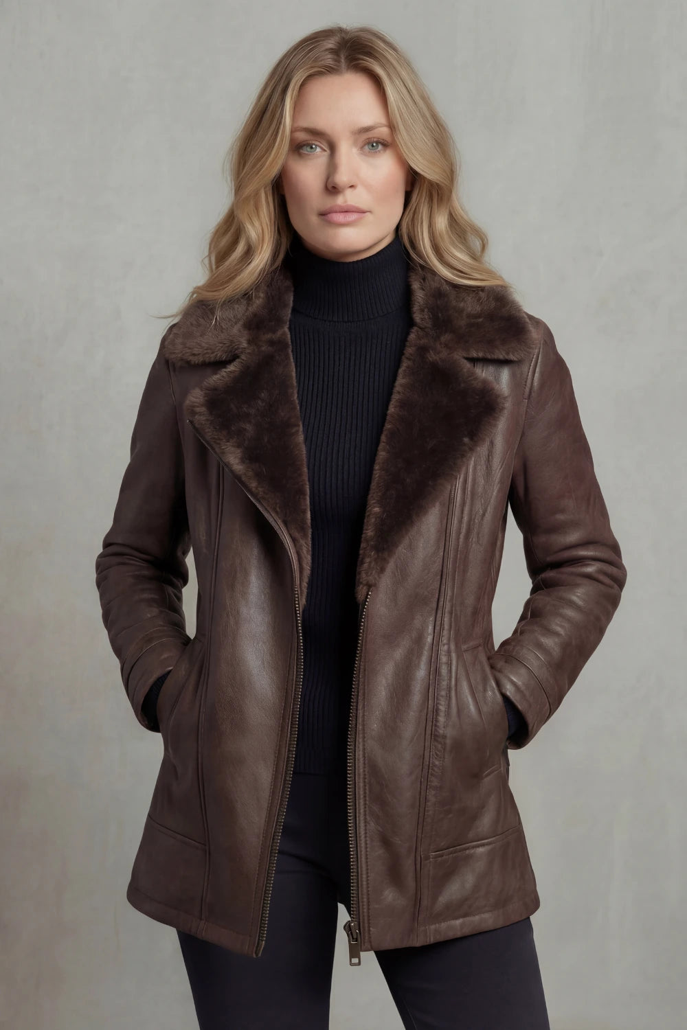 Ravella – Shearling-lined elegance – Leather jacket — gallery_02.webp