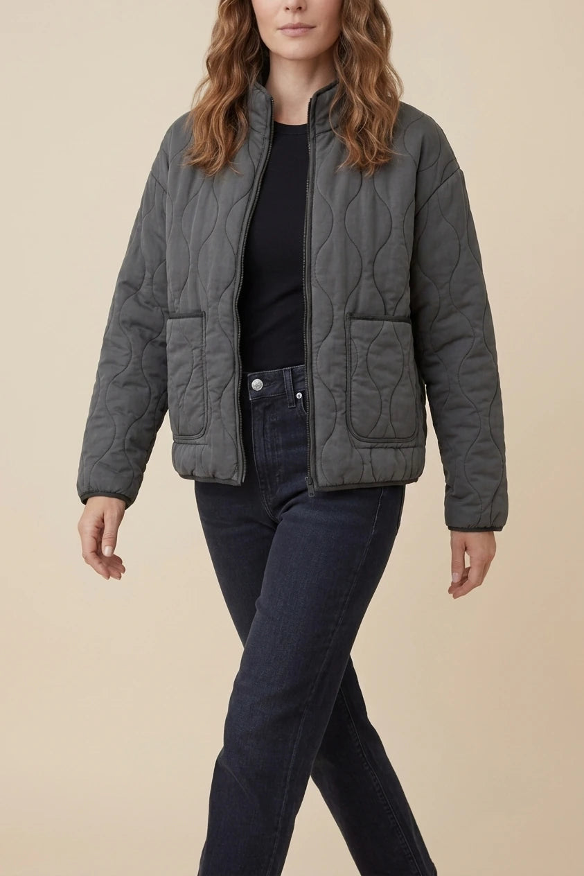 Cavelline – Quilted silhouette – Puffer jacket — variant_front