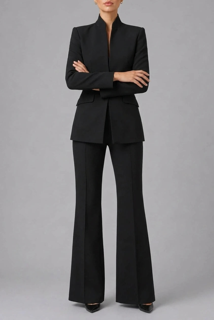 Women’s Tailored Blazer & Trouser Suit Set – Smart Formal Co-Ord — variant_front