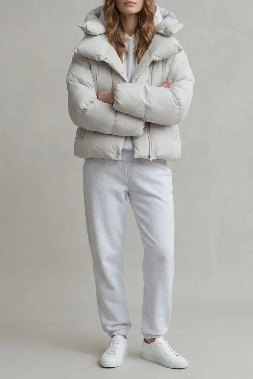 Elvéra – Cloud padded – Cropped puffer jacket — variant_front