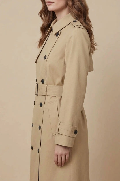 Sorellia – Classic cut – Double-breasted trench coat — variant_front