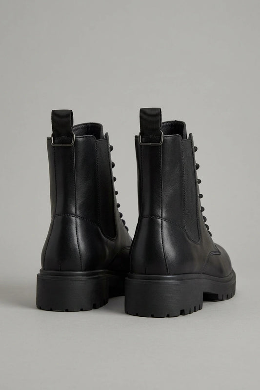 Women's Comfort Mid-Heel Ankle Boots – Baltienne — variant_front