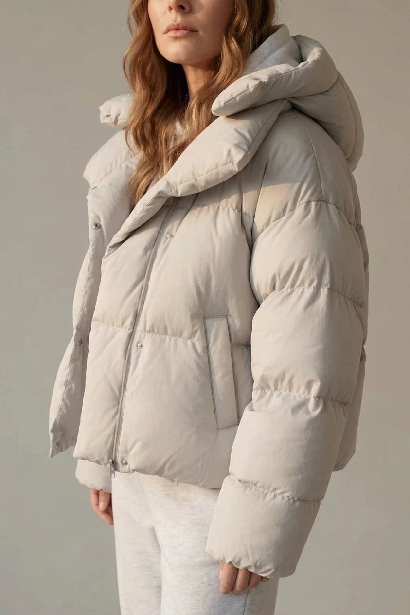 Elvéra – Cloud padded – Cropped puffer jacket — variant_front