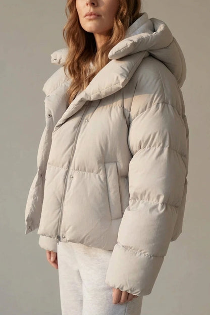 Elvéra – Cloud padded – Cropped puffer jacket — variant_front