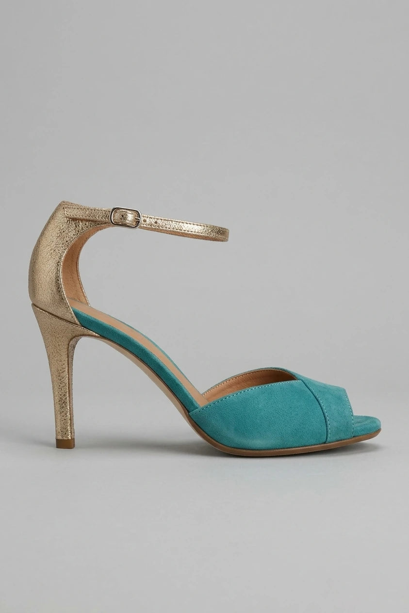 Women's Peep-Toe Ankle Strap Heels with Stiletto Heel — shoe_side.webp