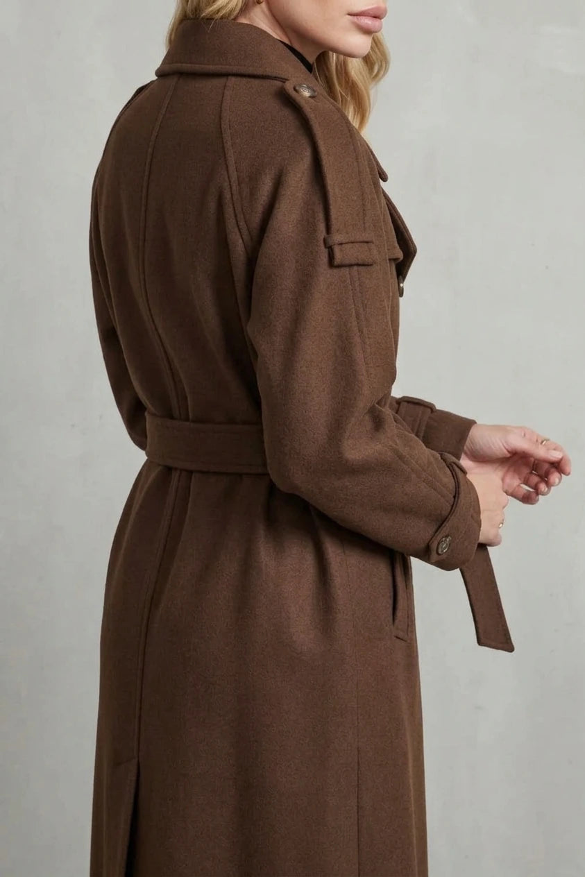 Maubéry – Oversized structure – Wool trench coat — variant_front