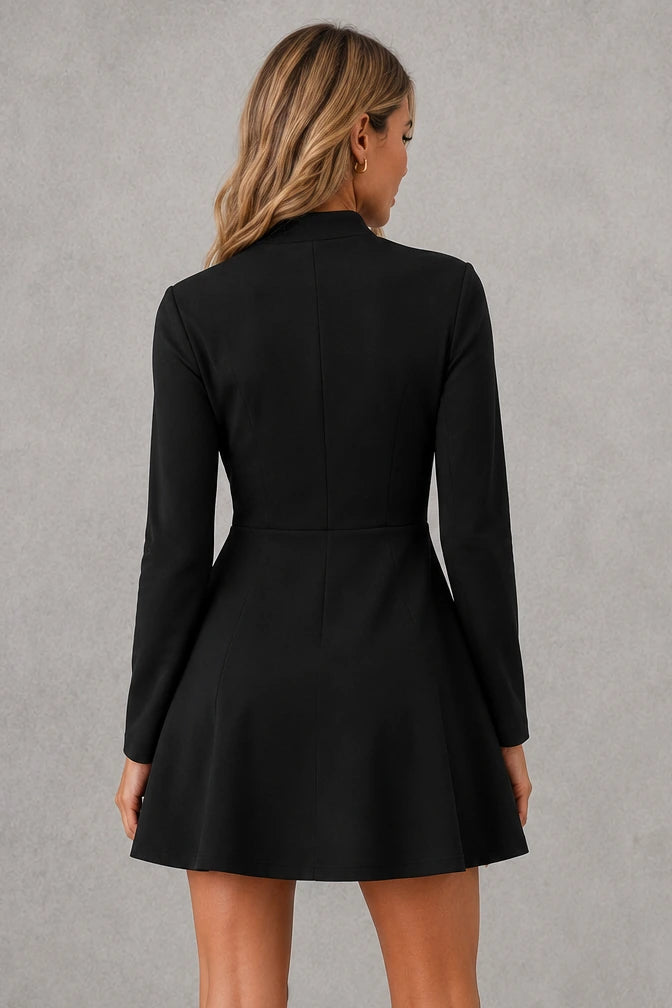 Women’s Stand Collar Jacket – Elegant Button-Up Spring & Autumn Coat — gallery_02.webp