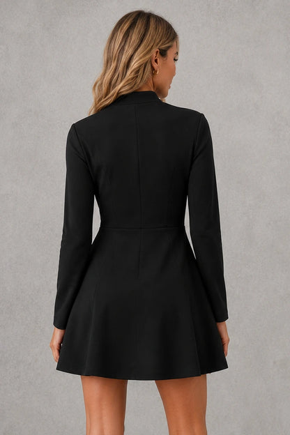 Women’s Stand Collar Jacket – Elegant Button-Up Spring & Autumn Coat — gallery_02.webp