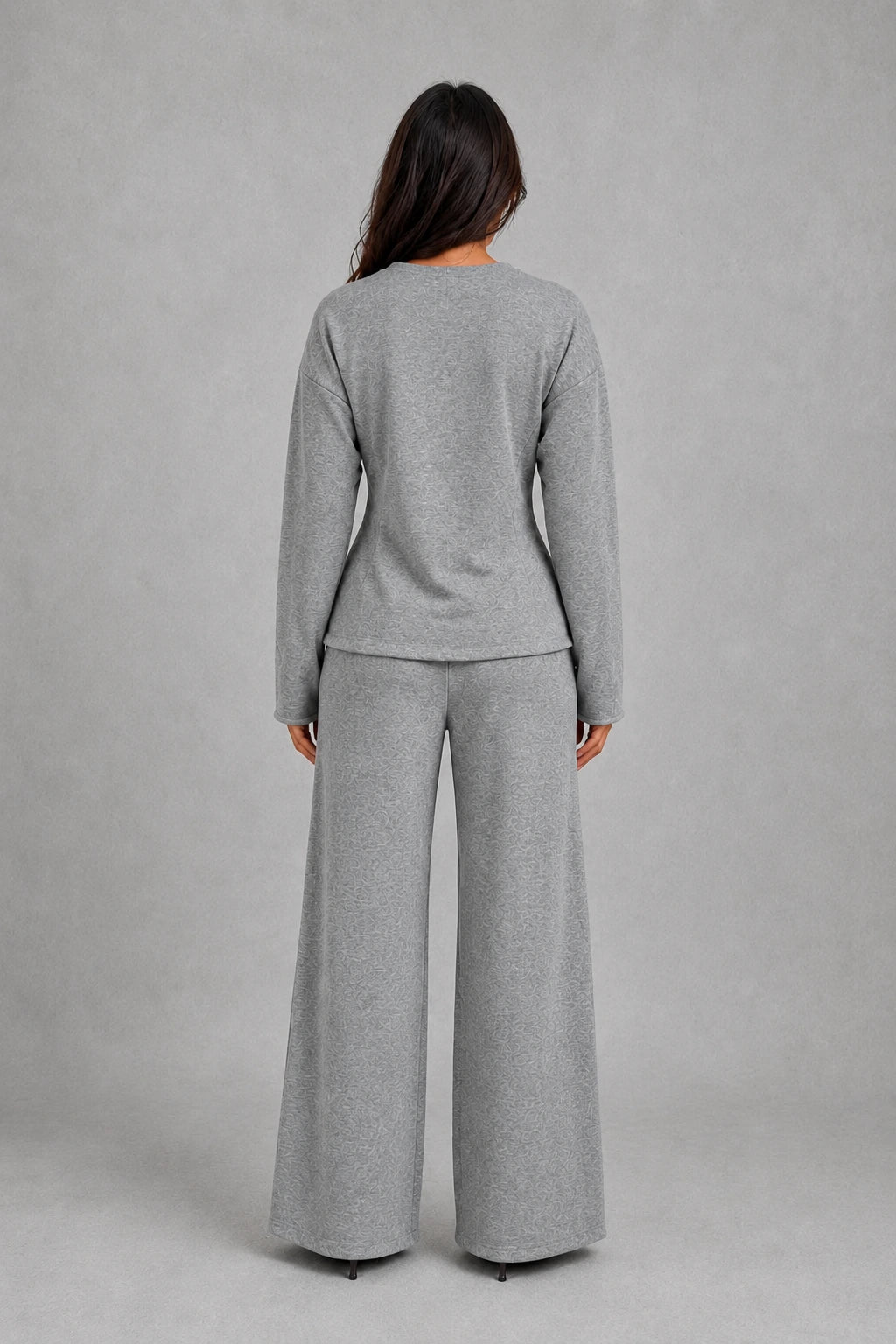 Women’s Soft Lounge Co-Ord Set – Fitted Long Sleeve Top & Wide Leg Trousers — gallery_04.webp