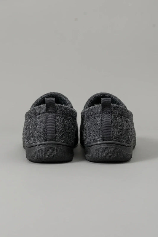 Men's Slip-On Slippers - Heavy-Duty Memory Foam Sole, Soft Plush Indoor House Shoes with Arch Support, Large Size (US 10-15) - Warm Winter Slippers for Home — variant_front