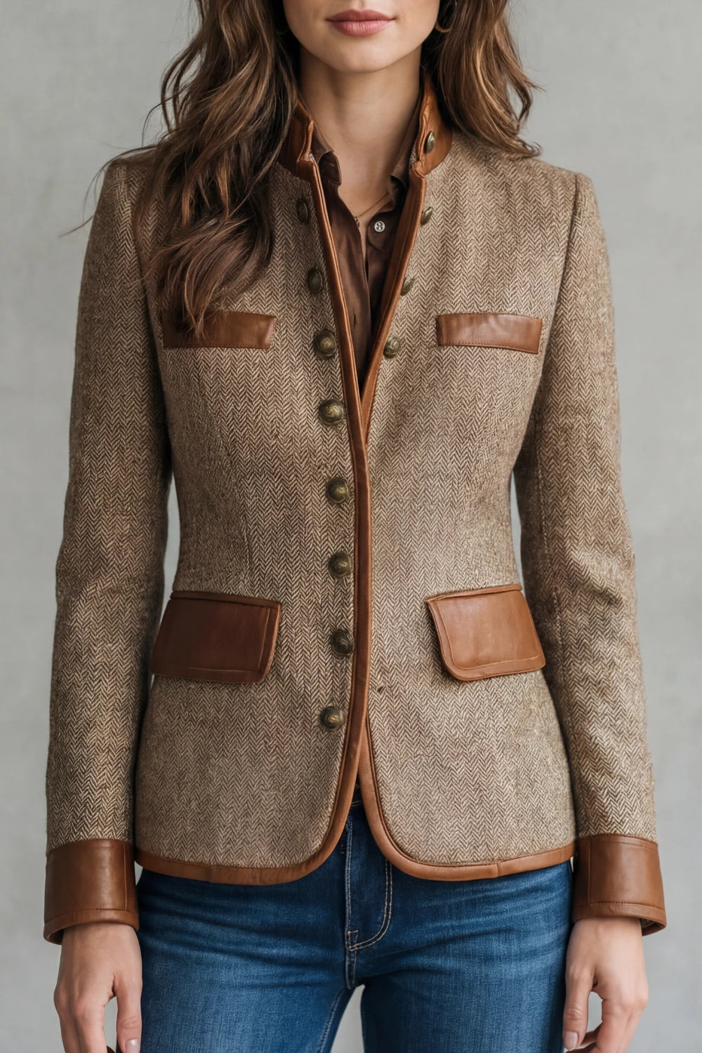 Brienne – Vintage Trim Detail – Tweed Jacket — gallery_01.webp